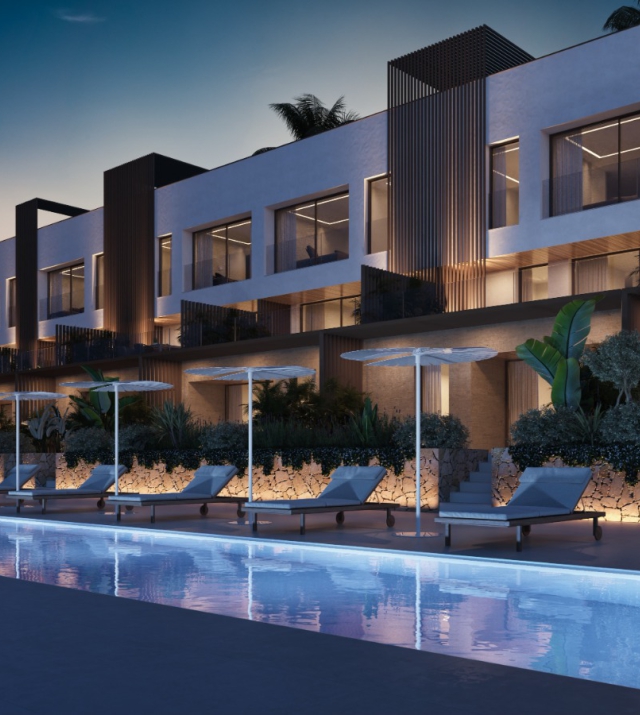 Resa estates ibiza can misses new built apartments modern 2022 building night.jpg